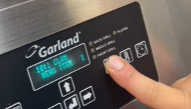 Calibrating a Garland grill NO25_120006